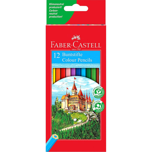 Faber Castell Colour Grip Farbstifte 12er Kartonetui, Buntstifte Set