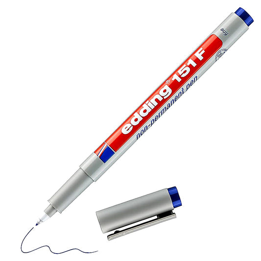 Edding 151 F Non-permanent Pen 0,6mm, Glas, Folien, Overhead Marker