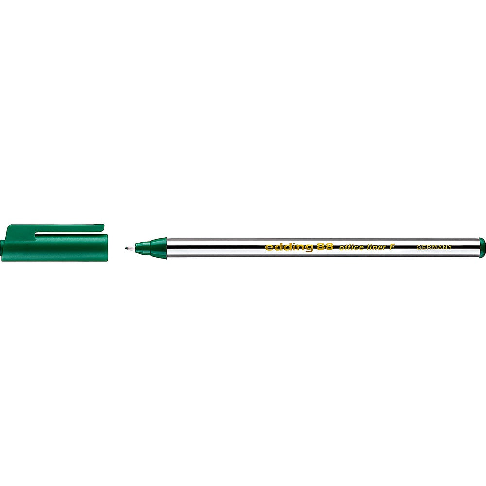 Edding 88 Fineliner Rundspitze 0,6 mm, 10 Stifte, präzises Schreiben