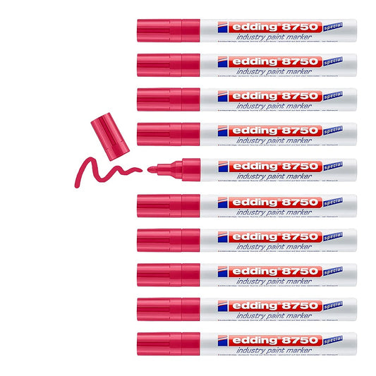 Edding 8750 Industrie Lackmarker, Rundspitze 2–4 mm, wasserfest, permanent