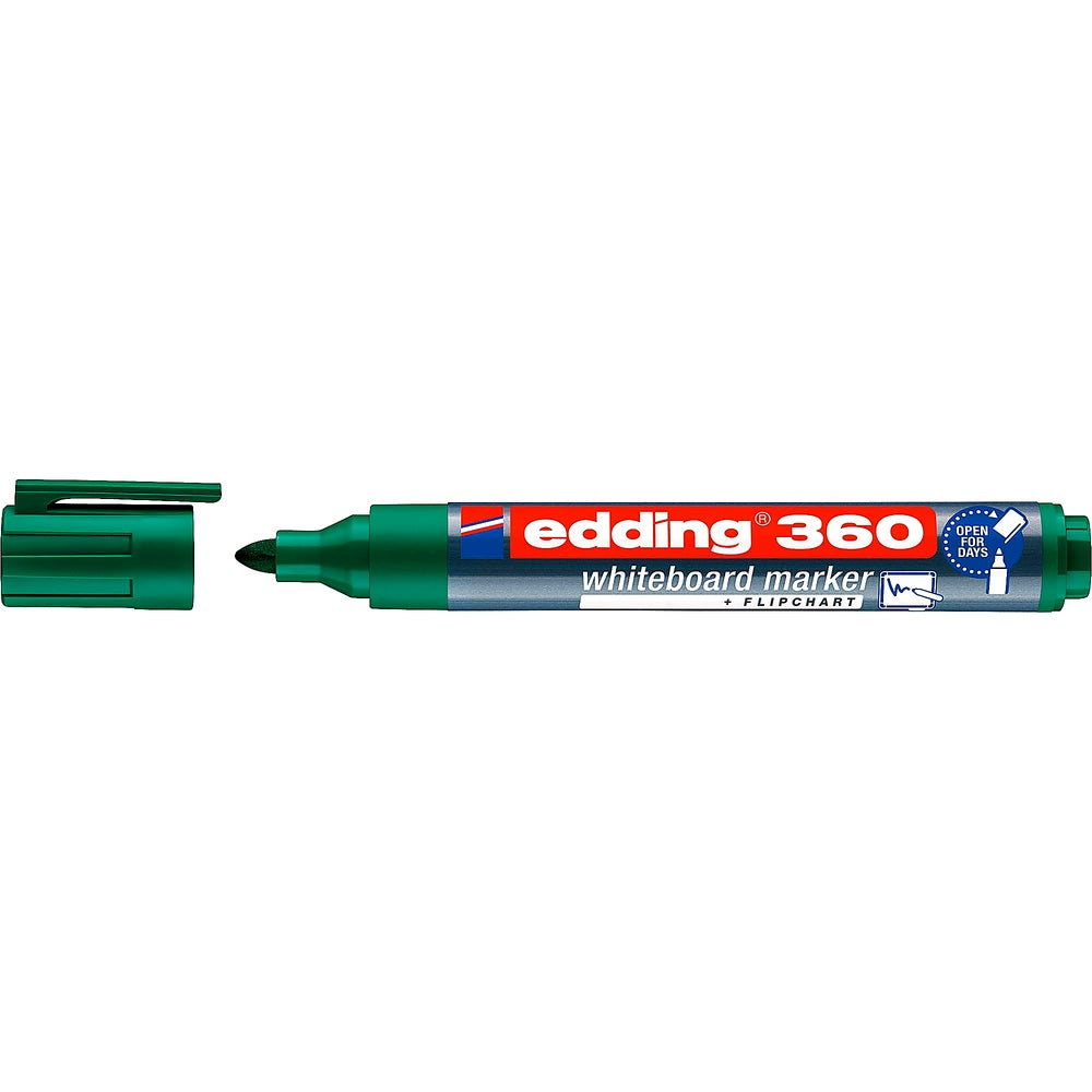 Edding 360 Whiteboardmarker, Rundspitze 1,5–3mm, abwischbar, nachfüllbar
