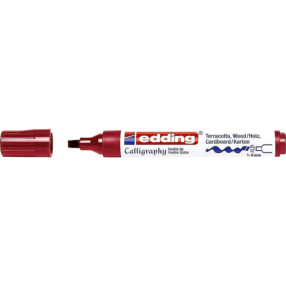 Edding 1455 CR Kalligrafiemarker, Filzstift für Handlettering & Kalligraphie