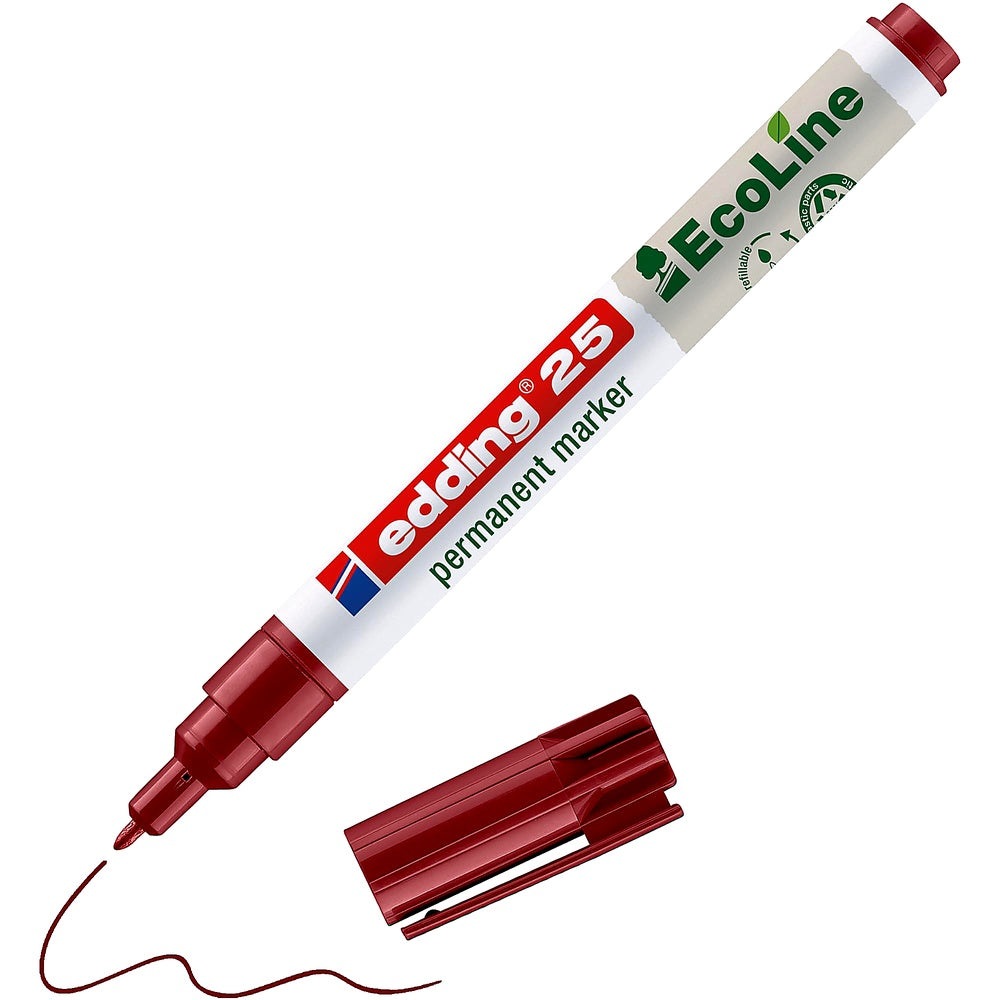 Edding 28 EcoLine Whiteboardmarker schwarz, Rundspitze 1,5–3mm, Boardmarker
