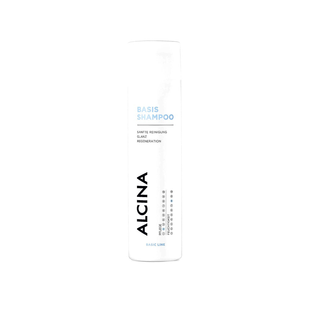 ALCINA Basis-Shampo - 1 x 250ml - Mild-cremiges Shampoo gepflegtes glänzendes