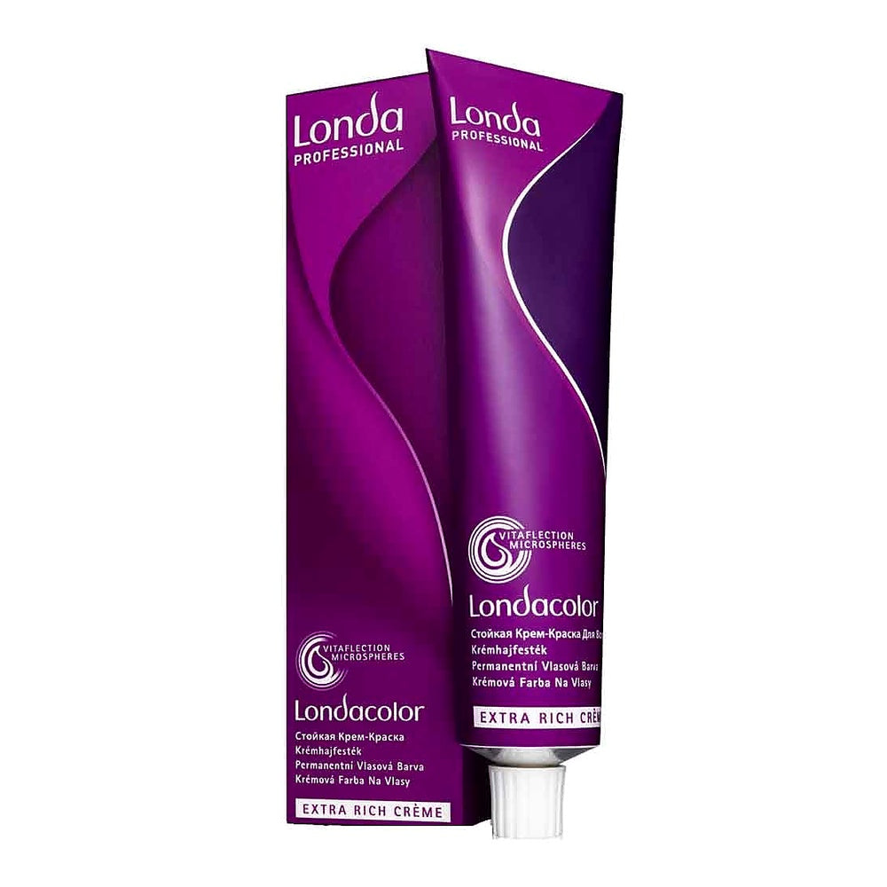 Permanente Cremehaarfarbe 4/4 Mittelbraun Kupfer 60 ml