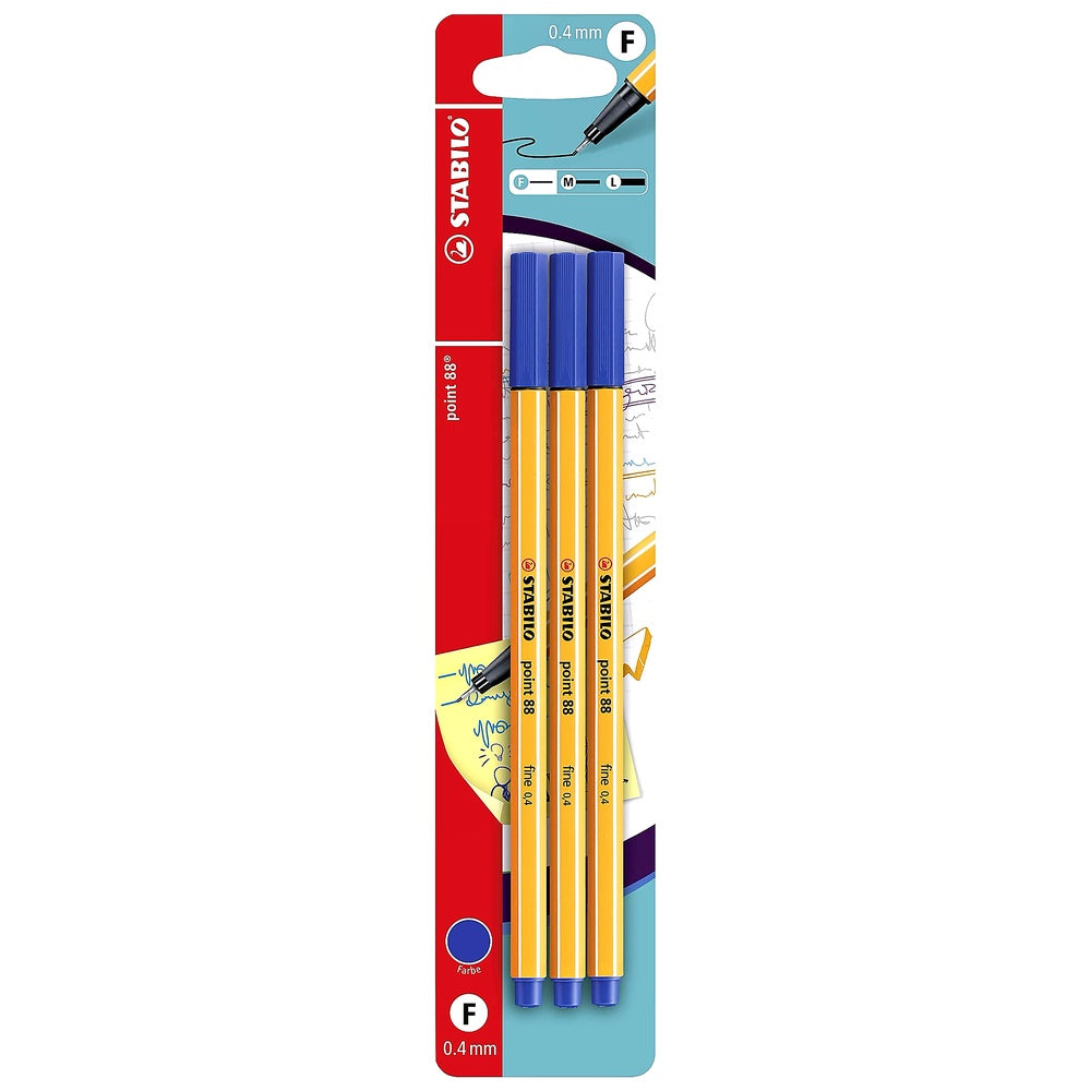 STABILO Fineliner point 88 3er Pack