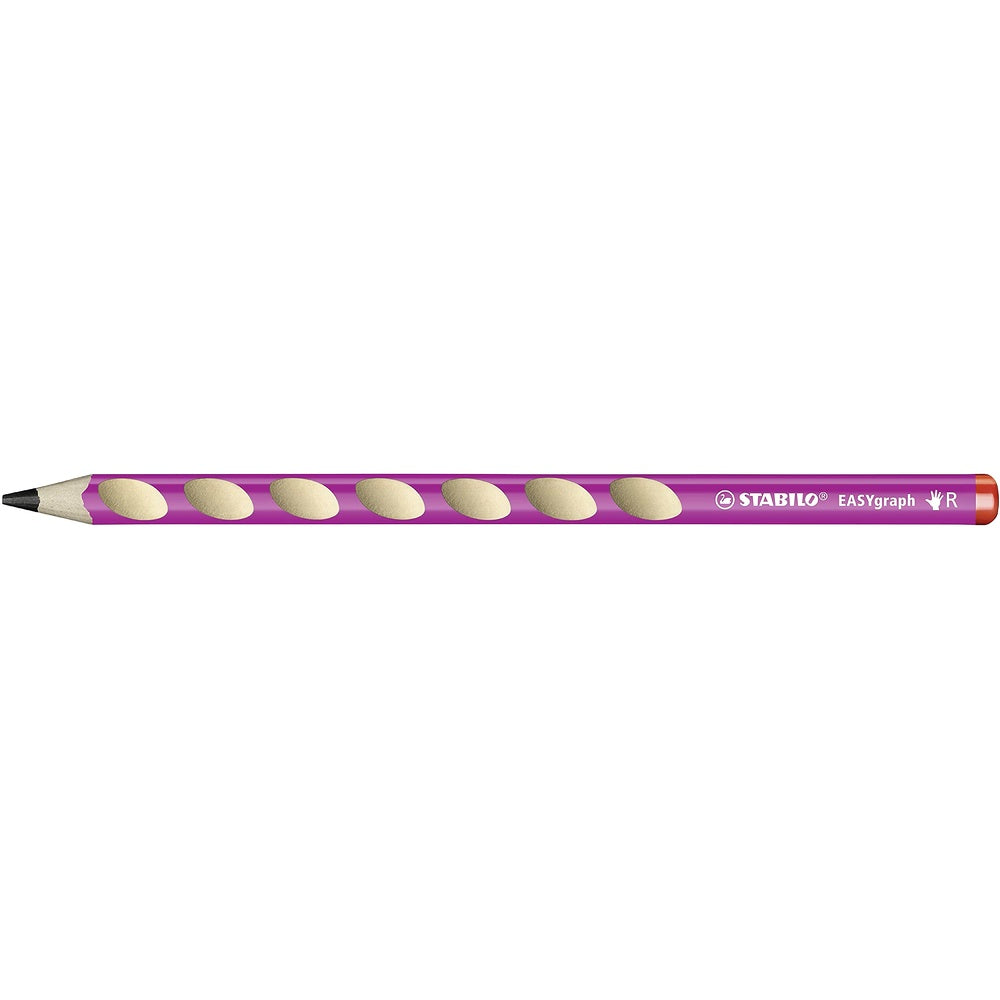 STABILO Ergonomischer Dreikant-Bleistift Rechtshänder EASYgraph Einzelstift B