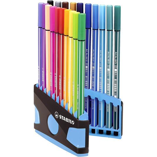 STABILO - Premium-Filzstift - Pen 68 ColorParade - 20er Tischset