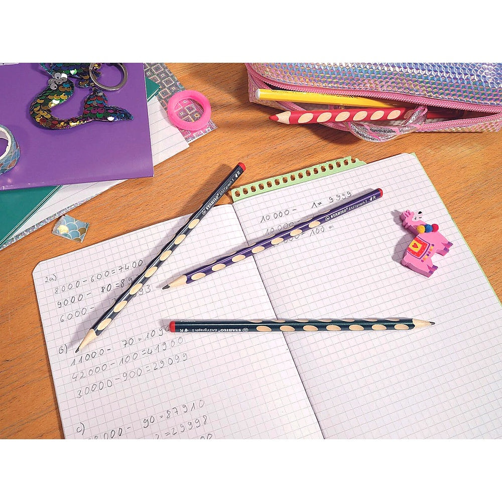 STABILO Bleistift Dreikant EASYgraph Rechtshänder Einzelstift ergonomisch