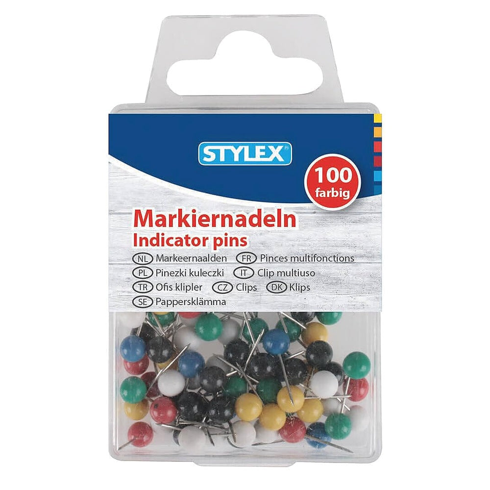 Herlitz 8770356 Markiernadel 17 x 6 mm Kopf 100er Box
