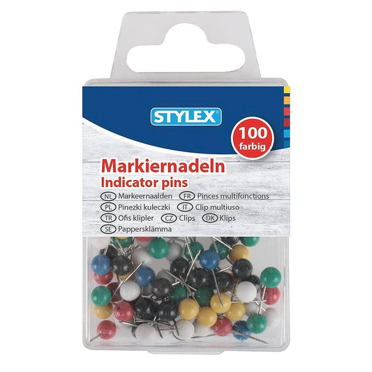 Herlitz 8770356 Markiernadel 17 x 6 mm Kopf 100er Box