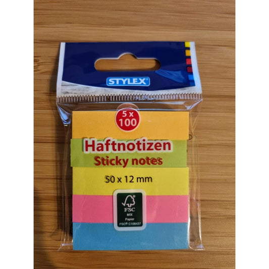 Stylex Haftnotizen 50 x 12 mm