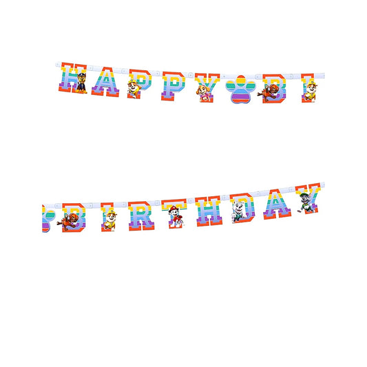 Paw Patrol Letter Banner 2022