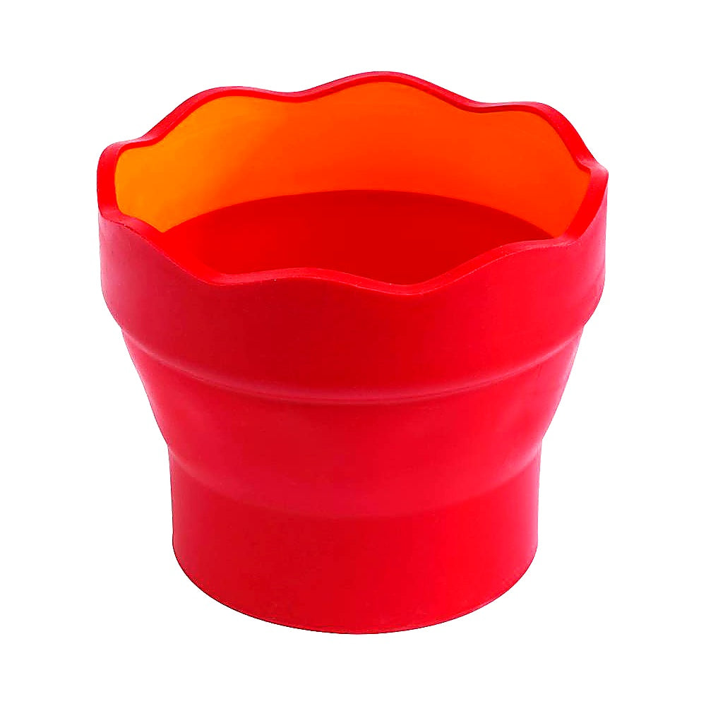 Faber Castell Wasserbecher Clic & Go faltbar, Malkasten Zubehör
