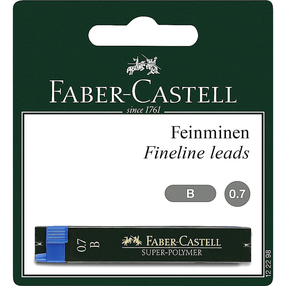 Faber Castell Feinmine 0,7mm Super Polymer 24er, Ersatzmine Druckbleistift