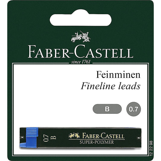 Faber Castell Feinmine 0,7mm Super Polymer 24er, Ersatzmine Druckbleistift