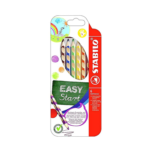 STABILO Buntstift Linkshänder EASYcolors 6er Set 6 verschiedene Farben