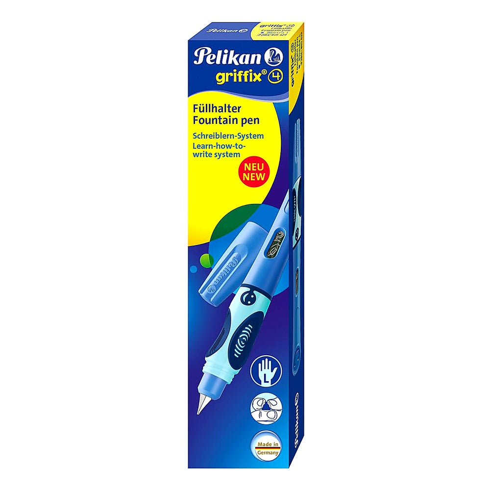Pelikan Füllhalter Griffix Feder M Linkshänder ergonomisch kindgerecht für Schule Schreiben
