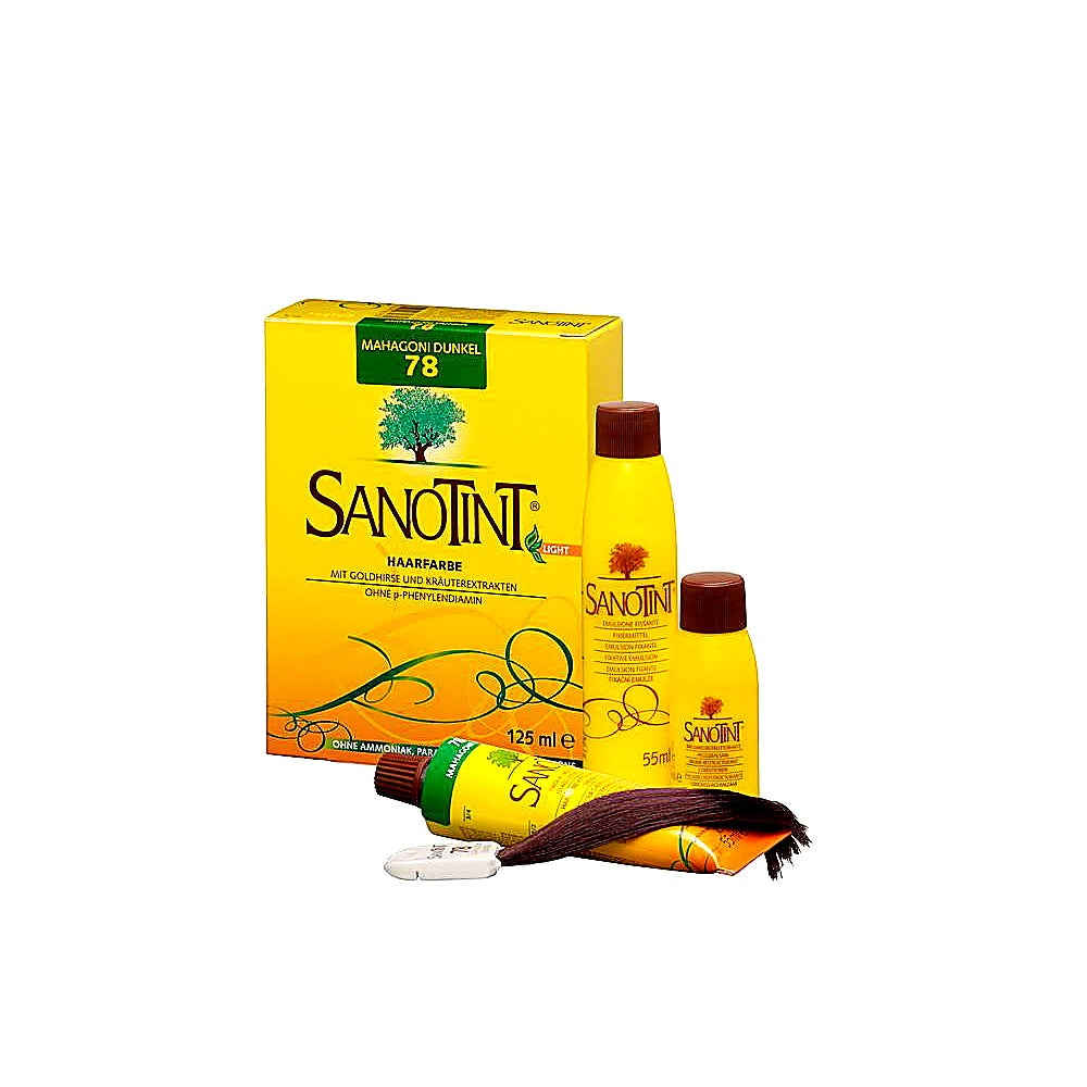 Sanotint Haarfarbe permanente Haarcoloration schonende Formel