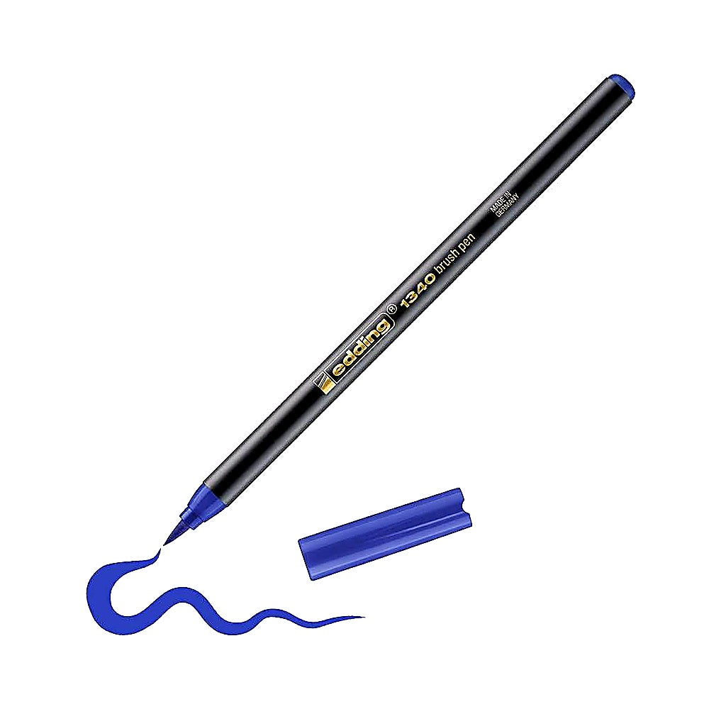 Edding 1340 Pinselstift, flexible Spitze, Filzstift Handlettering & Malen