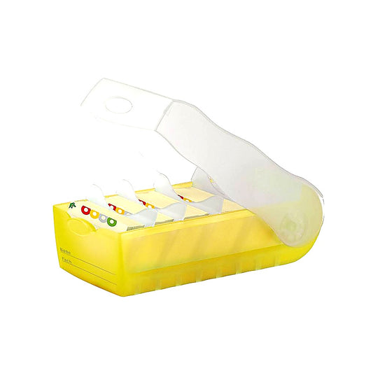 HAN Lernkarteibox Croco DIN A8 Karteikasten für 500 Karten mit 5 Stützplatten