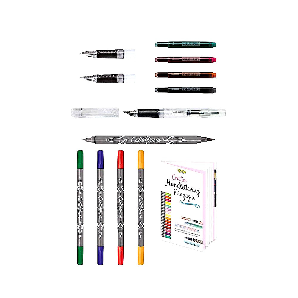 Online Lettering Set Bachelor Kreativ-Set für Handlettering Kunst und Gestaltung