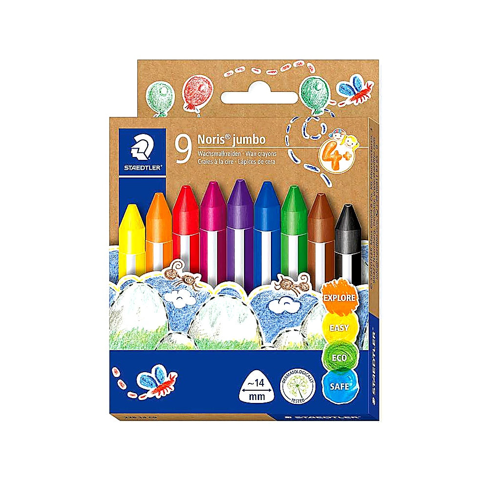 Staedtler Noris Junior Wachsmalkreide kindgerecht farbig