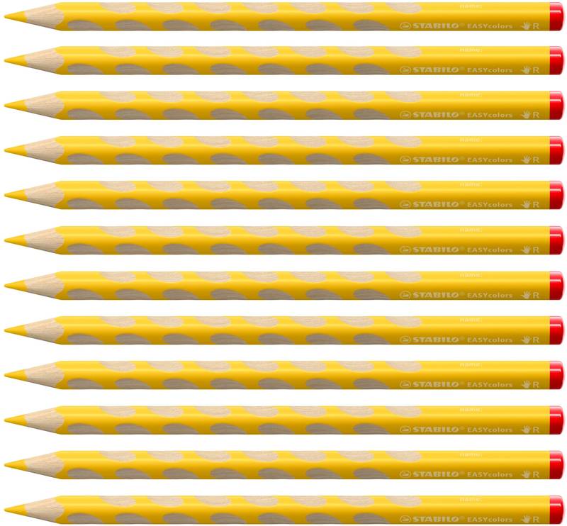 STABILO Buntstift Rechtshänder EASYcolors 12er Set