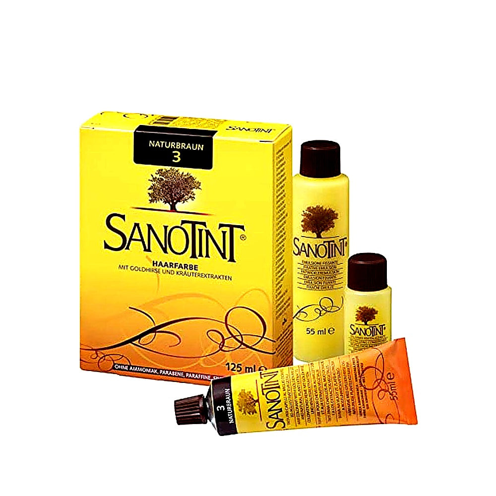 Sanotint Haarfarbe permanente Haarcoloration schonende Formel