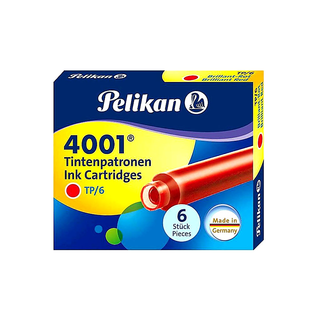 Pelikan Patronen TP/6 4001 Ersatzpatronen für Pelikan Füllhalter
