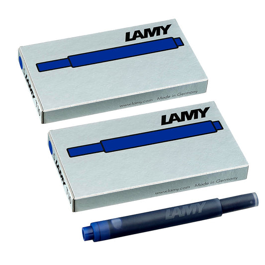 LAMY T10 Tintenpatronen blau 2er Set Original Tinte für LAMY Füllhalter