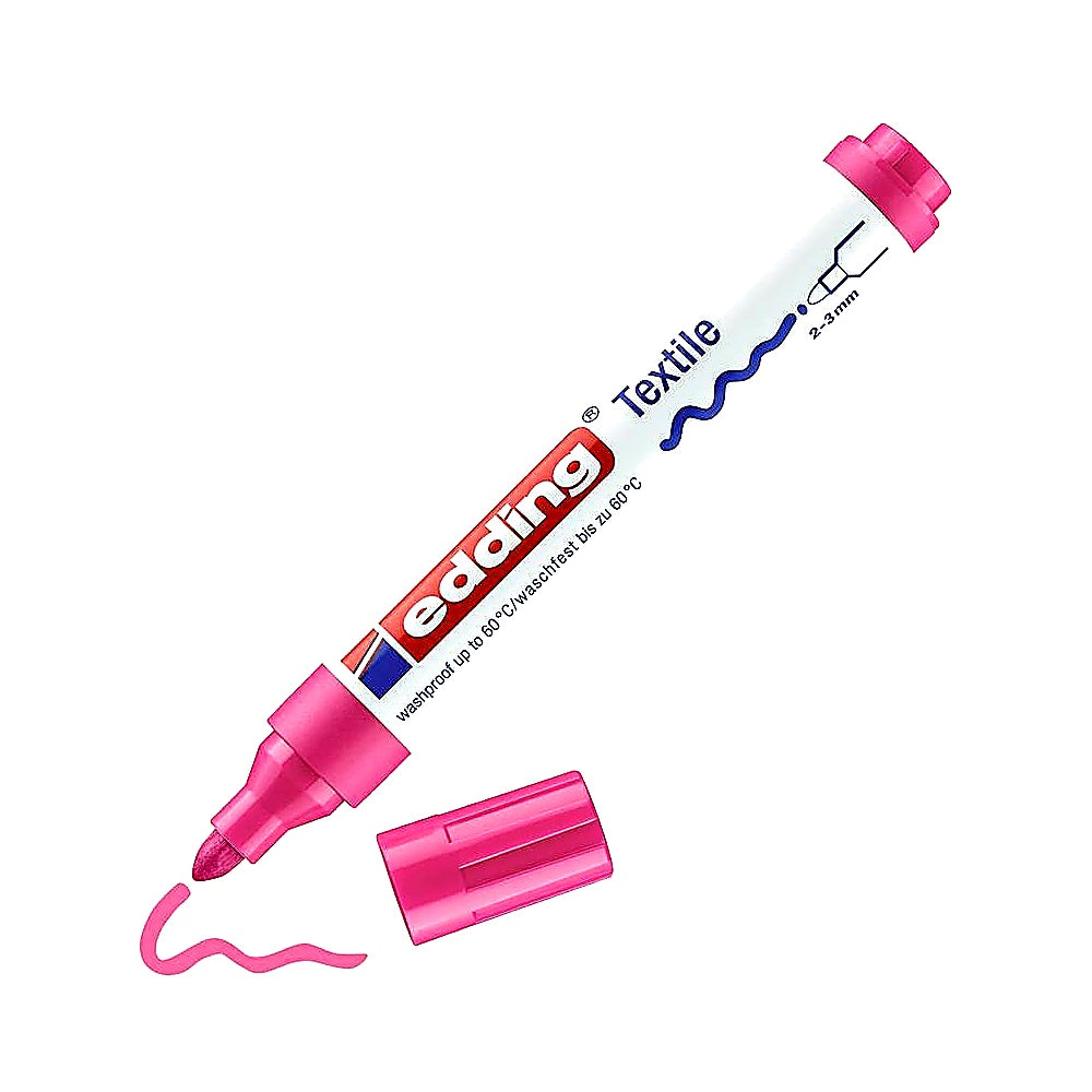 Edding 4500 Textilmarker, Stoffmarker, waschfest, Textilien bemalen