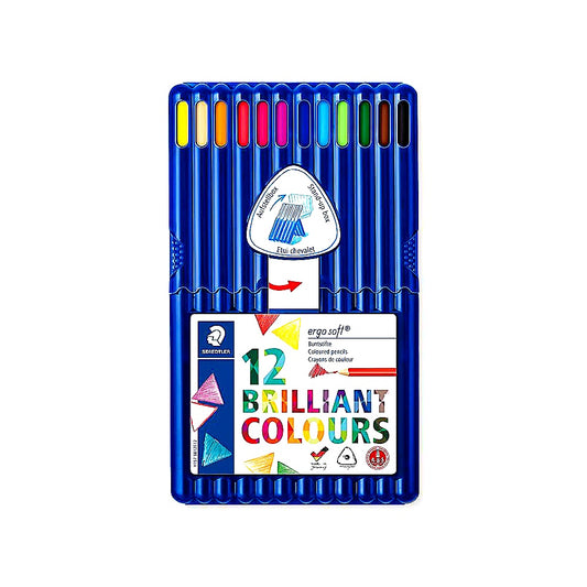 Staedtler Ergosoft Buntstifte 12er Box Farbstifte Dreieckig