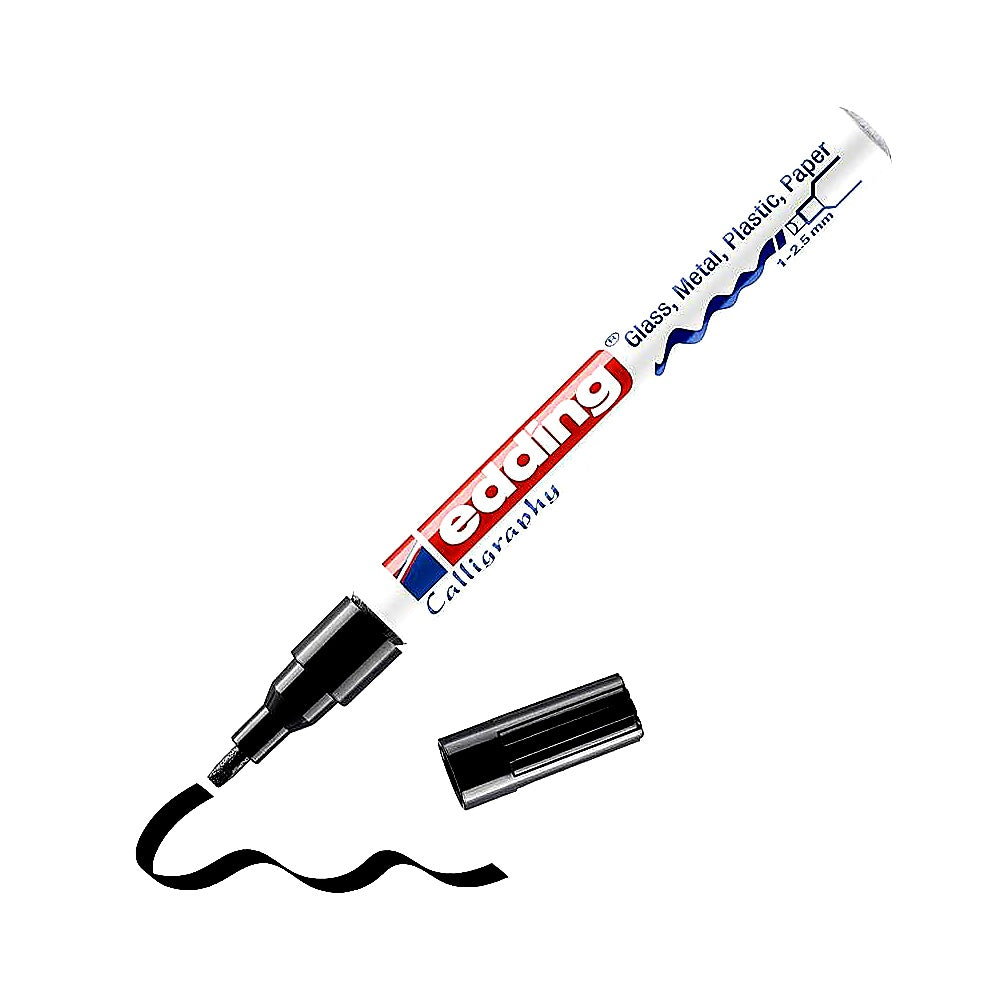 Edding 753 CR Calligraphy Paintmarker Gold, deckend, für Kalligrafie