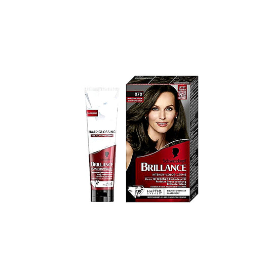 Schwarzkopf Brillance Intensiv Color Creme 878 Dunkles Aschbraun 170ml