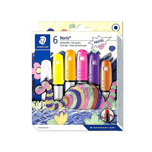 Staedtler Noris Club Gelmalstifte 6er Set bunte Gelstifte Kinder