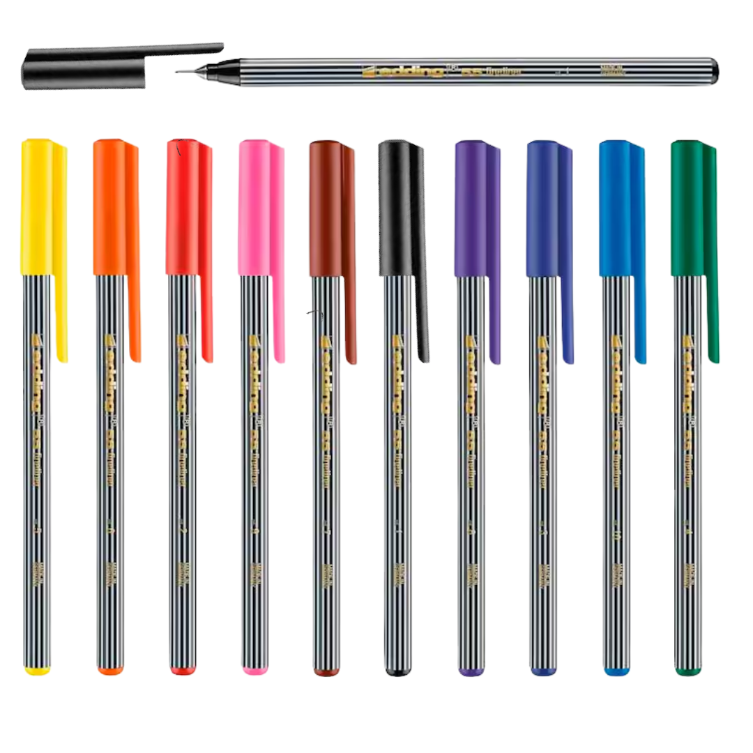 Edding 55 Fineliner 0,3 mm, Farbstift Schreiben, Malen, Illustrieren