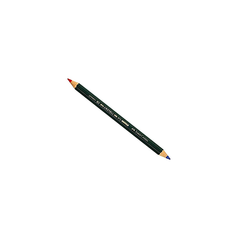 Faber Castell Bleistift 873 ökologisch rot/blau, Umweltfreundlicher Stift