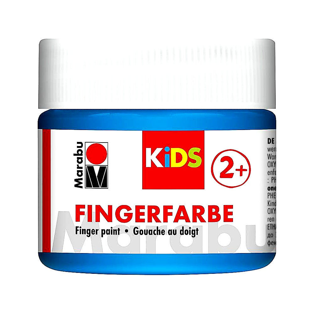 Marabu Kids Fingerfarbe 100ml Fingermalfarbe auf Wasserbasis für Kinder Schule