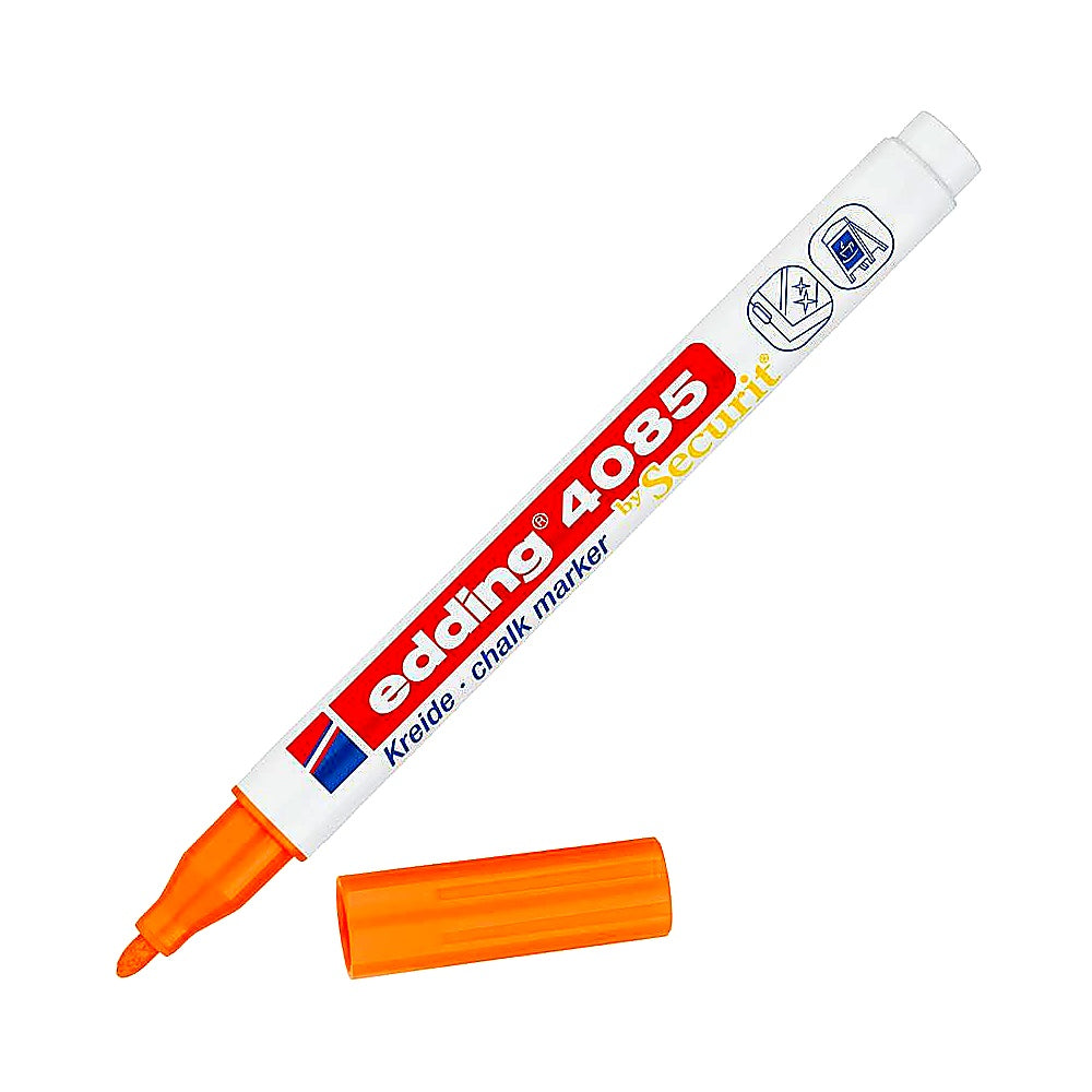 Edding 4085 Kreidemarker, Rundspitze 1–2mm, abwischbar, Fenster & Tafel