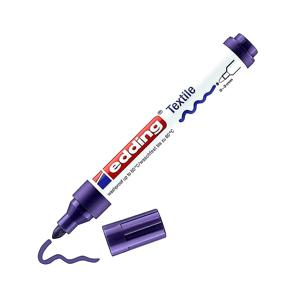 Edding 4500 Textilmarker, Stoffmarker, waschfest, Textilien bemalen