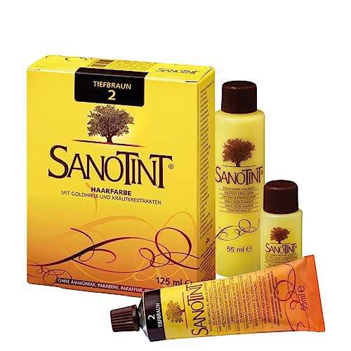 Sanotint Haarfarbe permanente Haarcoloration schonende Formel