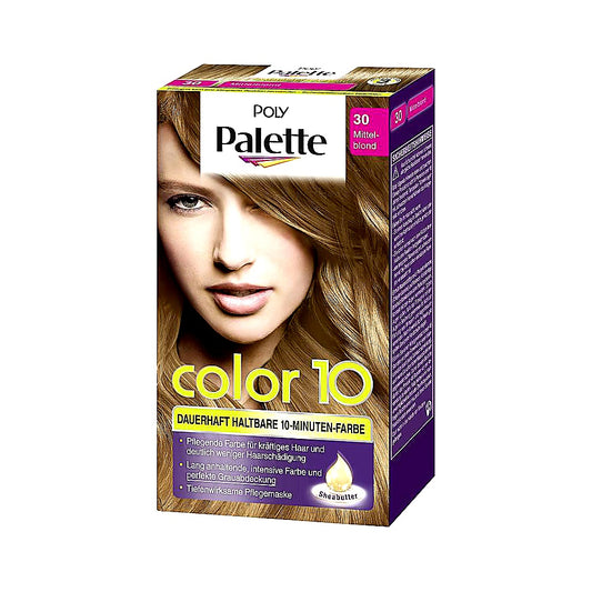 Poly Palette Color 10-30 Mittelblond Stufe 3 Cremehaarfarbe natürliches Ergebnis