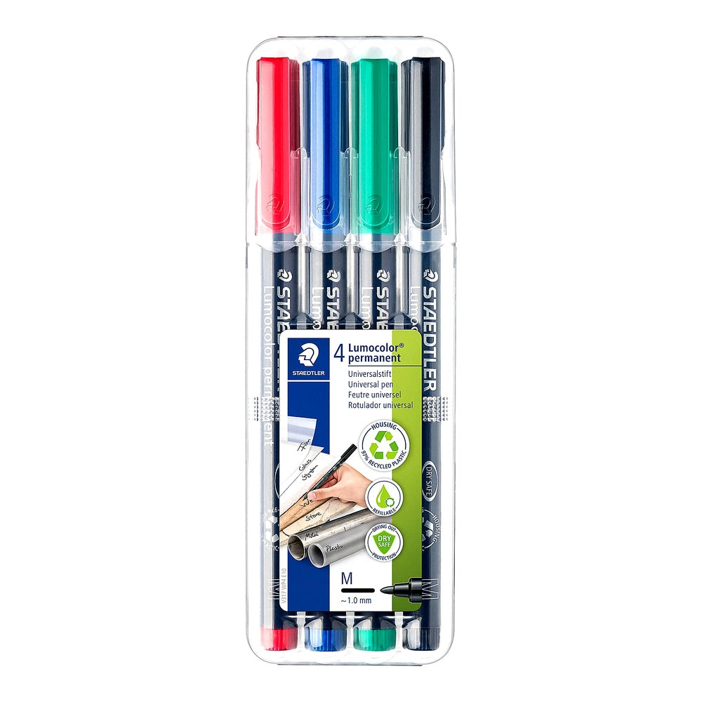 Staedtler Lumocolor Folienstift permanent 4er Set Overhead