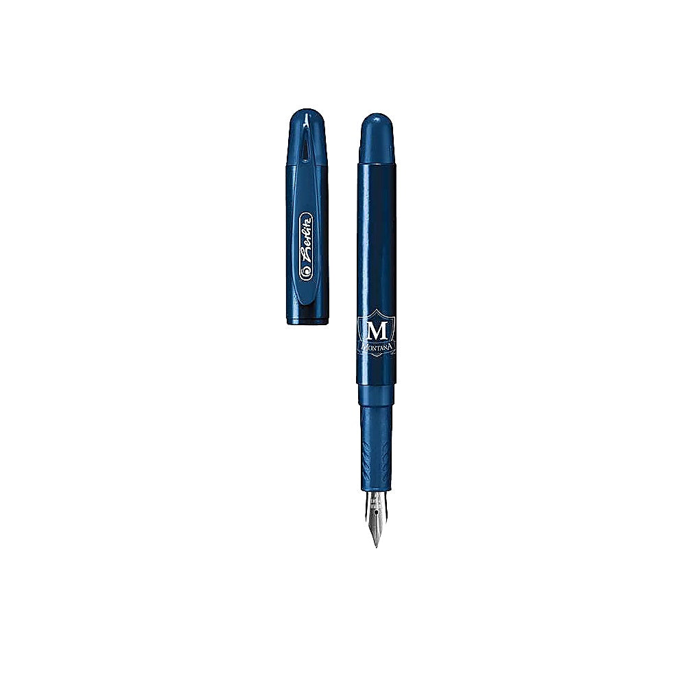 Herlitz Füllhalter Model Montana III M Feder Farbe blau