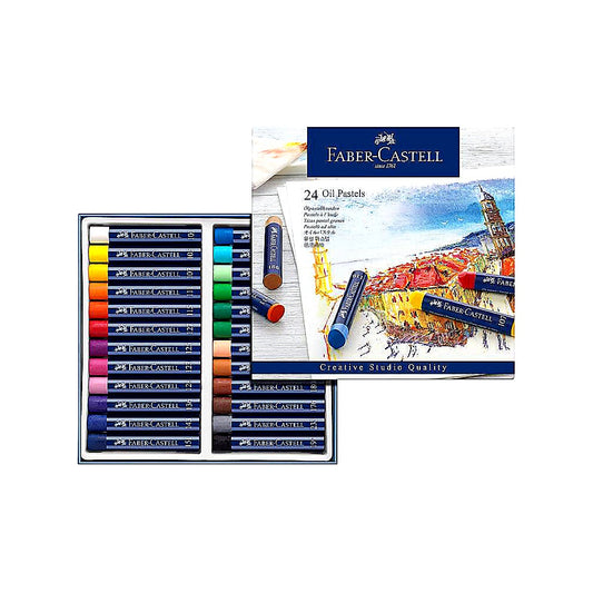 Faber Castell Ölpastellkreide Studio Quality 24er Etui, Pastellfarben