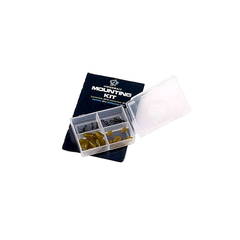 Nash Hakenköder-Montage-Kit 10 Stück praktisches Set für Angler Montage