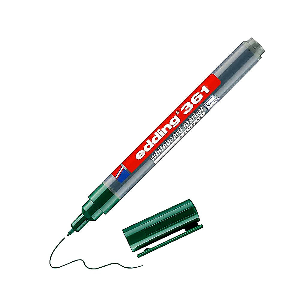 Edding 361 Whiteboardmarker, Rundspitze 1mm, abwischbar, nachfüllbar