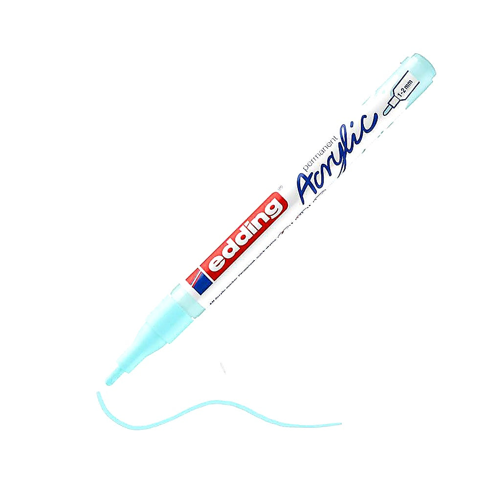 Edding 5300 Acrylmarker fein, Rundspitze 1–2 mm, wasserfest, Leinwand & Holz