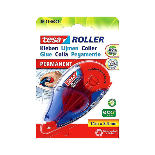 Tesa Tischabroller Easy Cut 33m x 19mm 4 Rollen Anti Rutsch Set